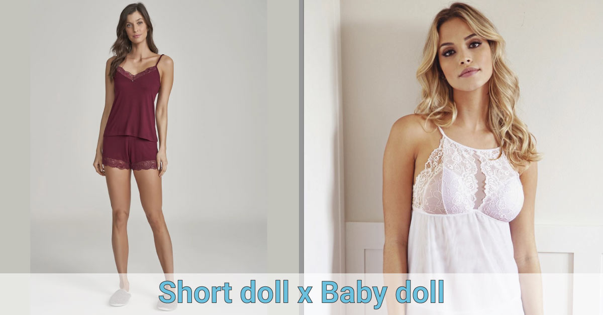 Short doll x Baby doll – você sabe a diferença?